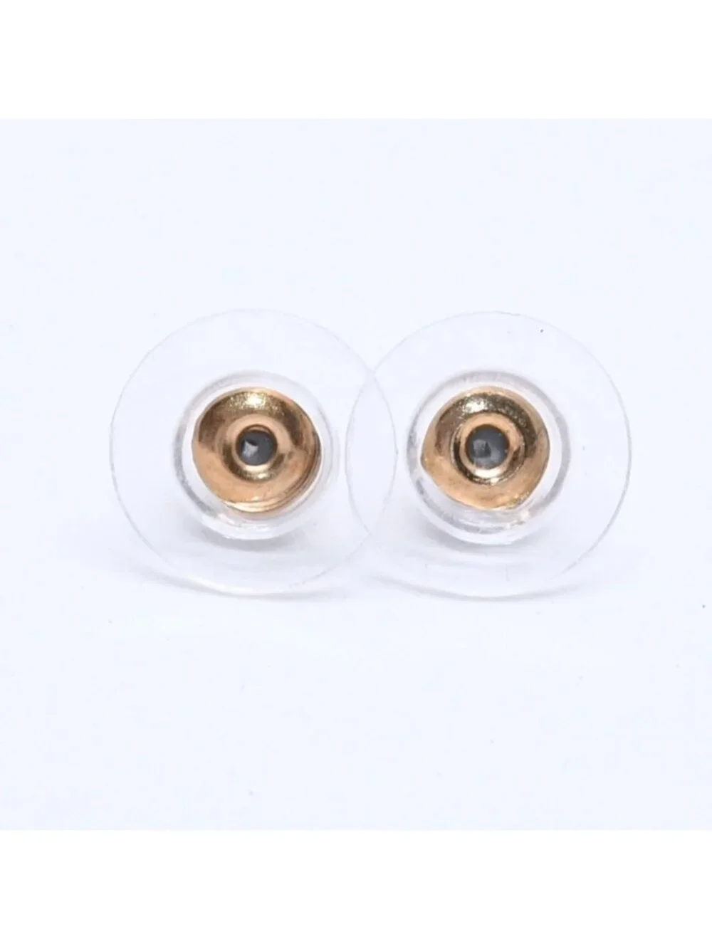 Chanel Earrings CC Logo Rhinestone 8 White Clear Gold